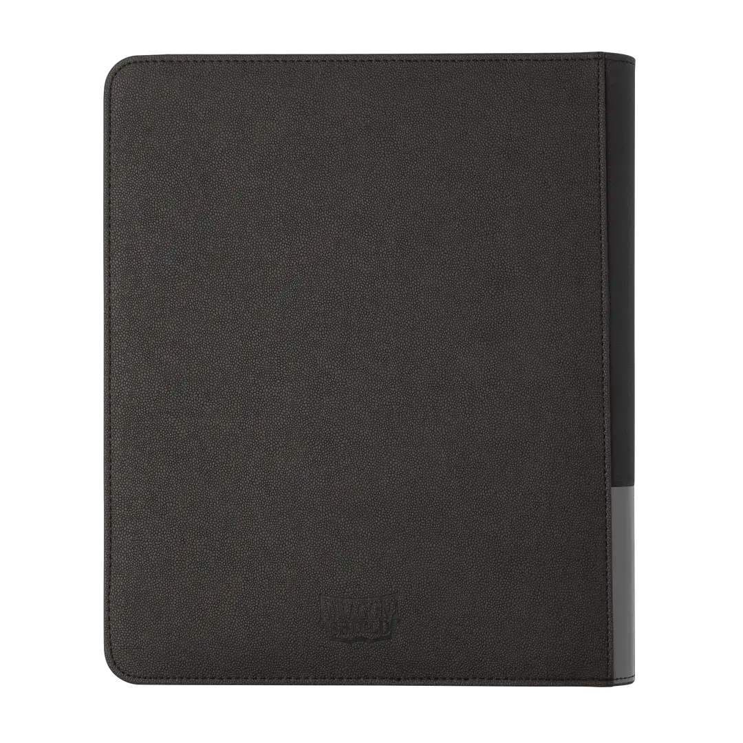 Iron grey Card Codex Zipster binder by THE MIGHTY HOBBY SHOP, showing its compact, zippered design and durable construction.