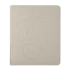 Ashen white Card Codex Zipster Binder by THE MIGHTY HOBBY SHOP, regular size with a zippered closure and durable design