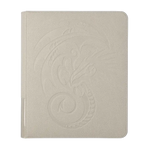 Ashen white Card Codex Zipster Binder by THE MIGHTY HOBBY SHOP, regular size with a zippered closure and durable design