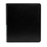 Small black Card Codex Zipster binder from THE MIGHTY HOBBY SHOP with zip closure and compact design for organizing cards.