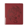 Blood red Card Codex Portfolio 360 by THE MIGHTY HOBBY SHOP, showcasing a sleek, durable card storage and organization solution