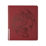 Blood red Card Codex Portfolio 360 by THE MIGHTY HOBBY SHOP, showcasing a sleek, durable card storage and organization solution