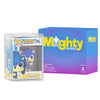 Two clear acrylic hard protectors for 4-inch Funko POP! figures, stackable with magnetic lids, from THE MIGHTY HOBBY SHOP.