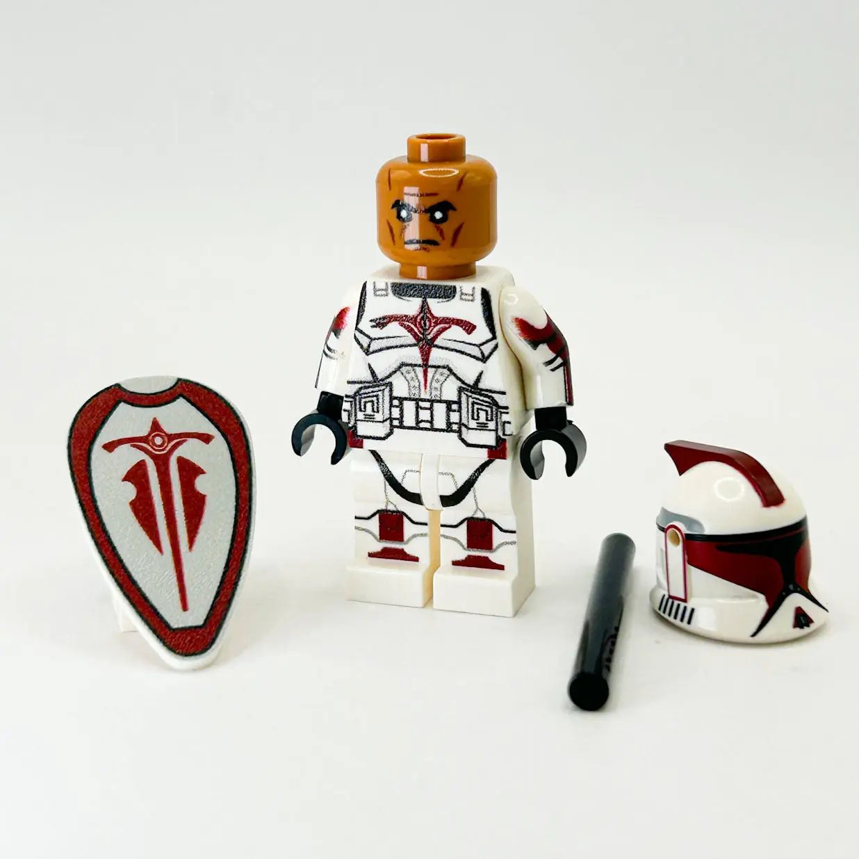 Riot Clone Trooper (Phase 1) Minifig made using LEGO parts - B3 Customs by B3 Customs