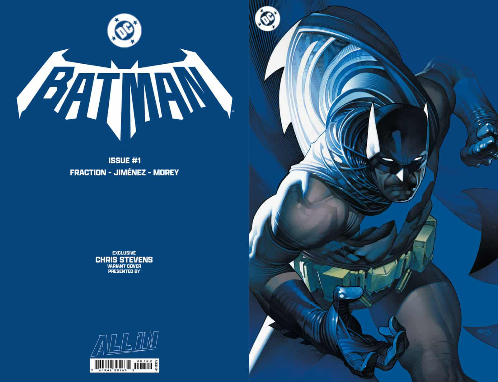 [FOIL] BATMAN #1 CHRIS STEVENS EXCLUSIVE VIRGIN VAR [09/10/2025] by Unknown Comic Books