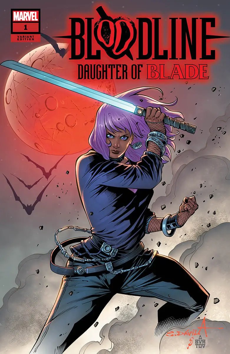 Bloodline: Daughter Of Blade #1 Unknown Comics Sergio Davila Exclusive Var (02/01/2023) by Unknown Comic Books