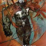 Comic book KING SPAWN #50 CVR B Puppeteer Lee Connecting Variant by JAMS Fortress Comics, featuring dynamic comic art and vibrant colors.