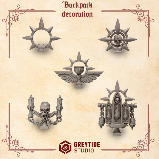 3d Printed Crimson Lords Decorations and Ornaments by Greytide Studio