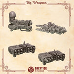 3d Printed Crimson Lords Heavy Weapons by Greytide Studio