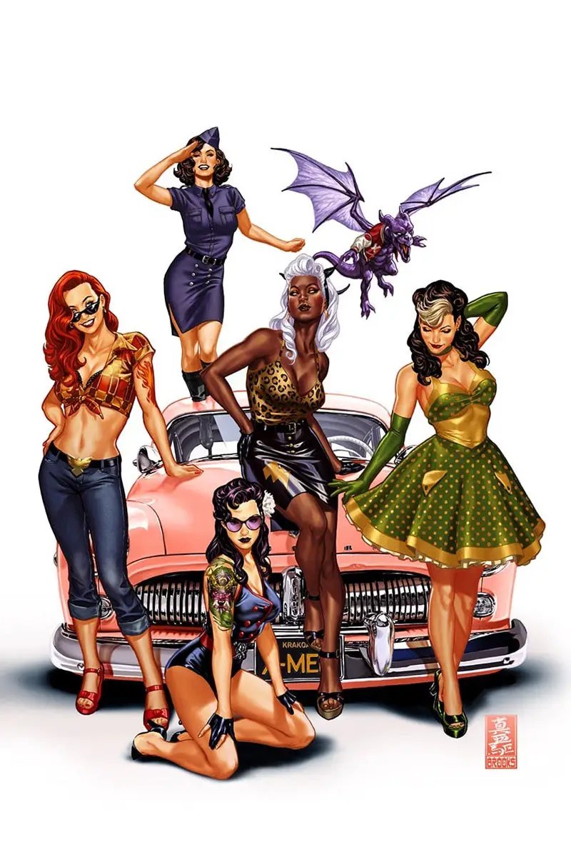 X-MEN #1 MARK BROOKS CVR C SDCC 2024 EXCLUSIVE VIRGIN VAR (07/24/2024) by Unknown Comic Books