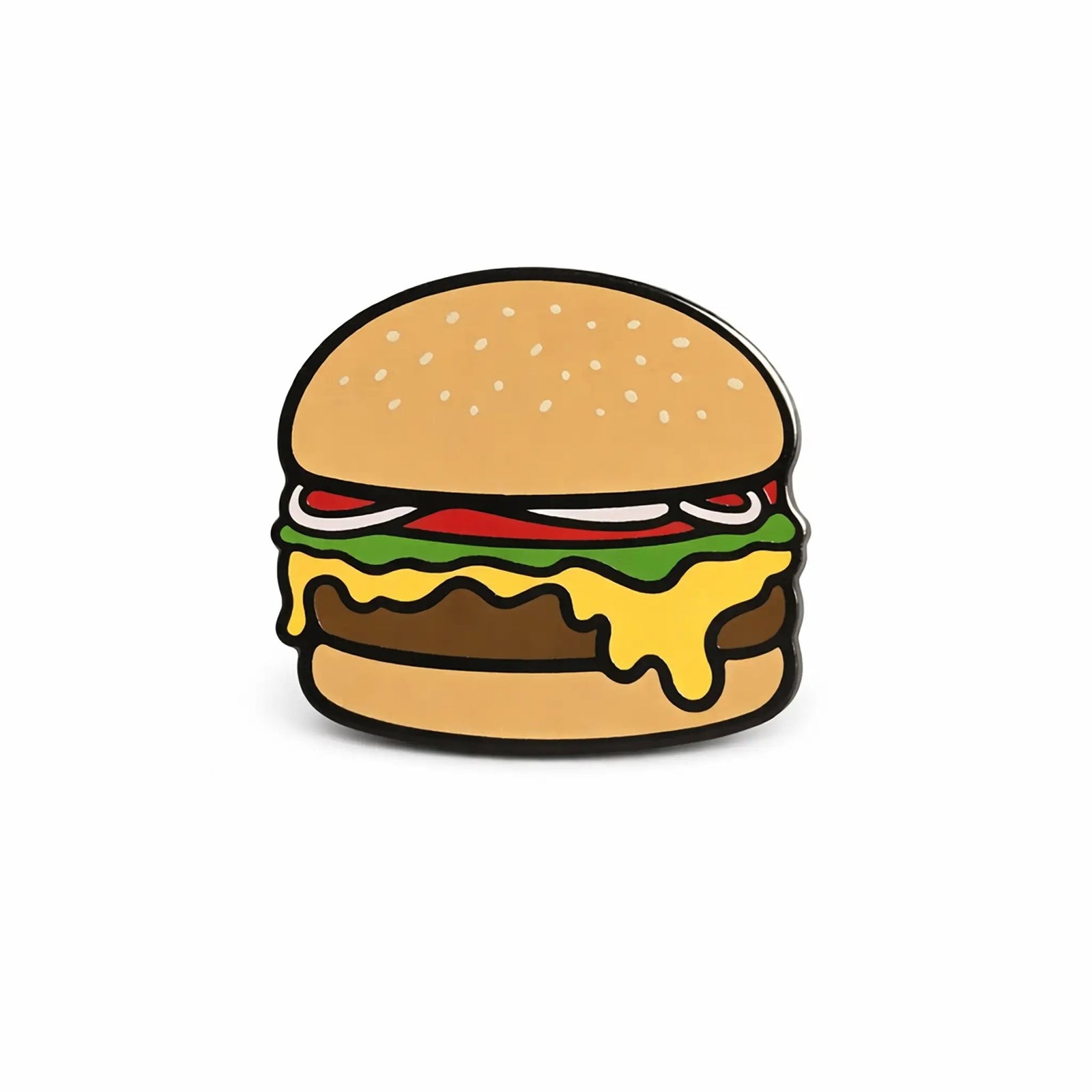 Kolorspun Cheeseburger Golf Ball Marker featuring a detailed burger design, perfect for marking golf balls on the course.