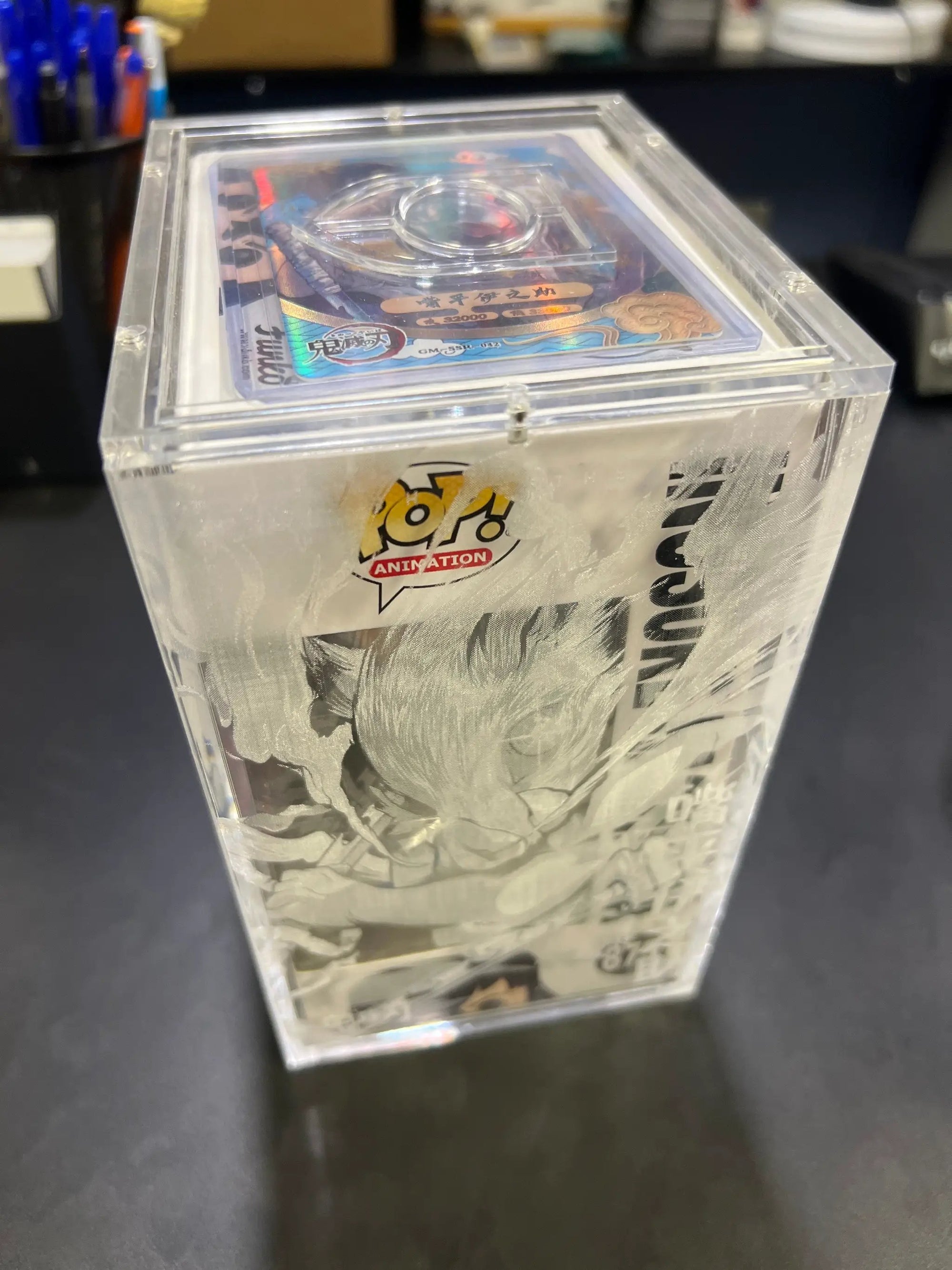 Funko POP! Inosuke Hashibira #875 Flocked Chase - Signed - In Case by THE MIGHTY HOBBY SHOP