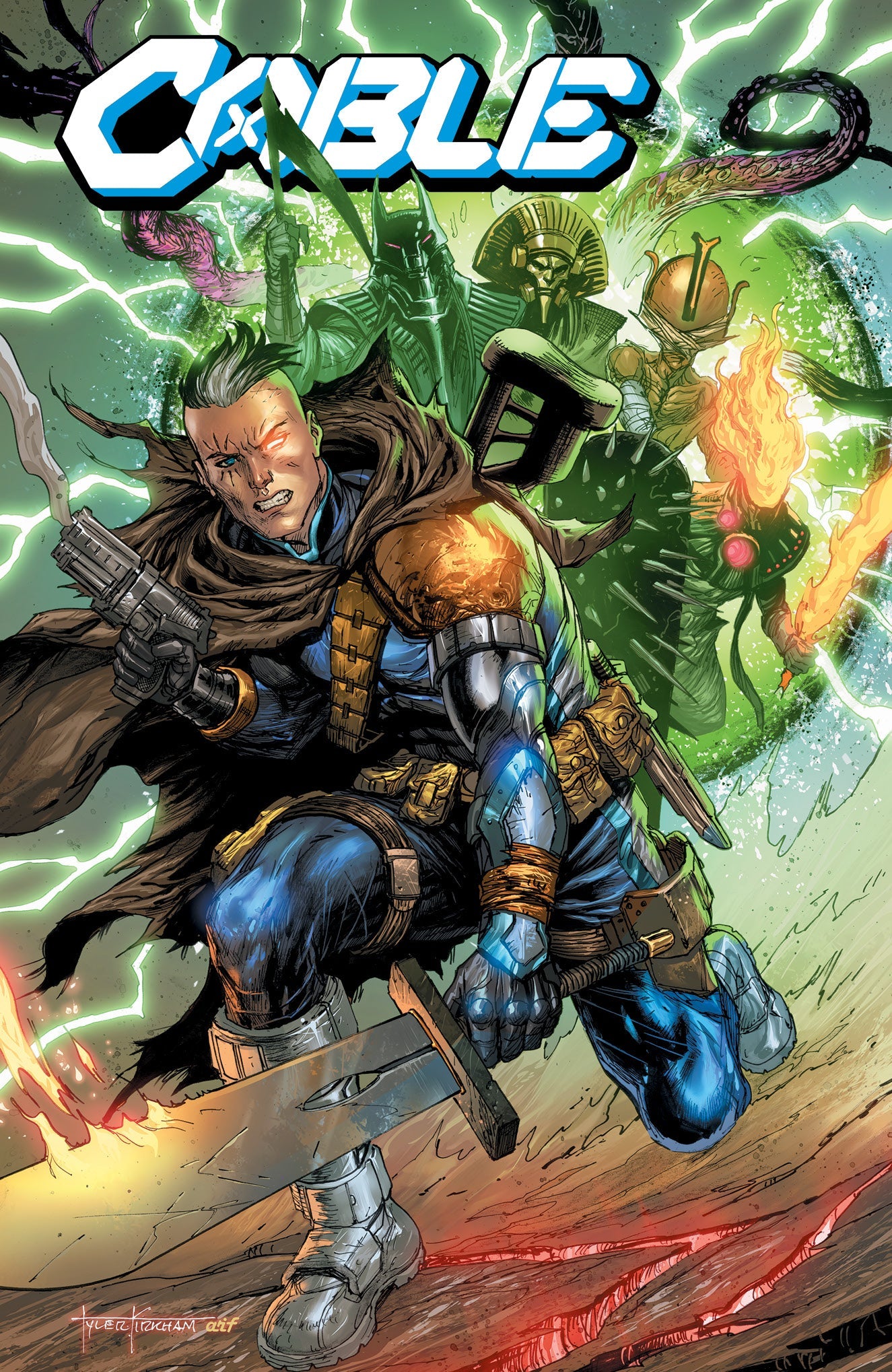 Cable #5 Unknown Comics Tyler Kirkham Exclusive Var Xos (10/14/2020) by Unknown Comic Books