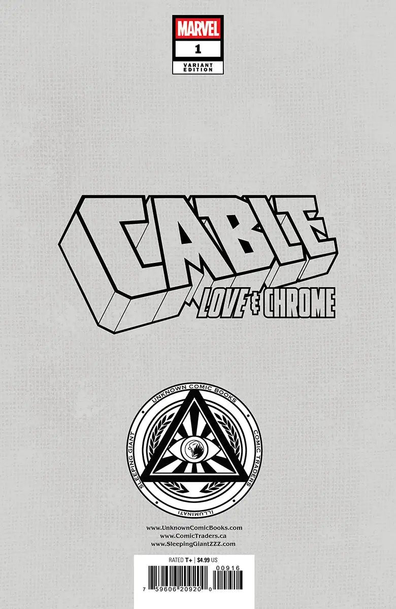 Cable: Love & Chrome #1 Unknown Comics Tyler Kirkham Connecting Cover Exclusive Virgin Var (01/01/2025) by Unknown Comic Books