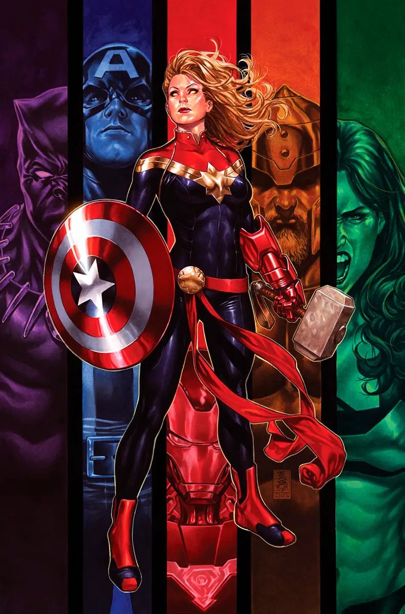 CAPTAIN MARVEL #16 UNKNOWN COMICS EXCLUSIVE VIRGIN VAR (03/18/2020) by Unknown Comic Books