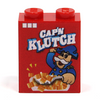 Cap'N Klutch Cereal (1 x 2 x 2 Brick) made using LEGO parts - B3 Customs by B3 Customs