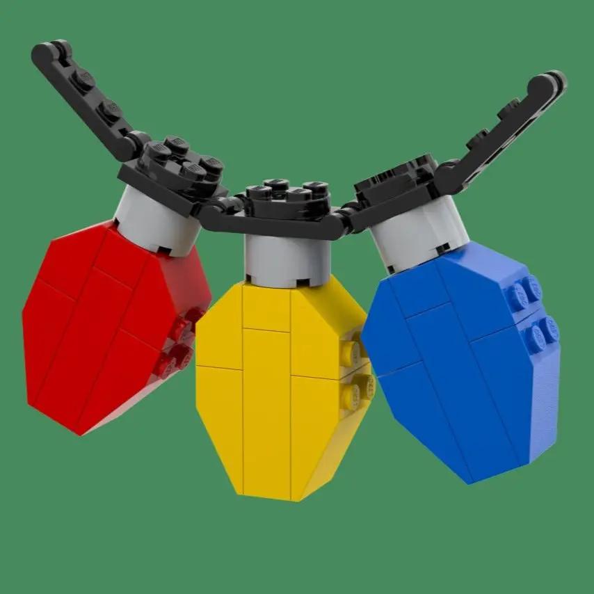 Christmas Lights - B3 Customs® Building Set made using LEGO parts by B3 Customs