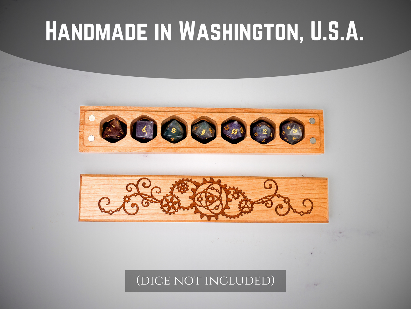 Gear Locked | Engraved Council of 7 Dice Vault