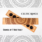Celtic Rings | Engraved Council of 7 Dice Vault