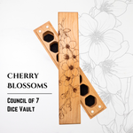 Cherry Blossoms | Engraved Council of 7 Dice Vault