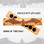 Dragon's Hoard | Engraved Council of 7 Dice Vault