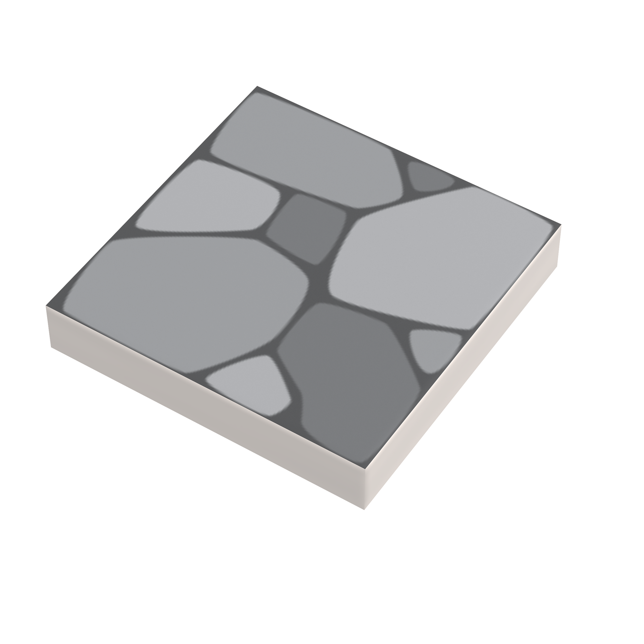 Cobblestone Tile Part Pack (20 Tiles) made with LEGO parts - B3 Customs by B3 Customs