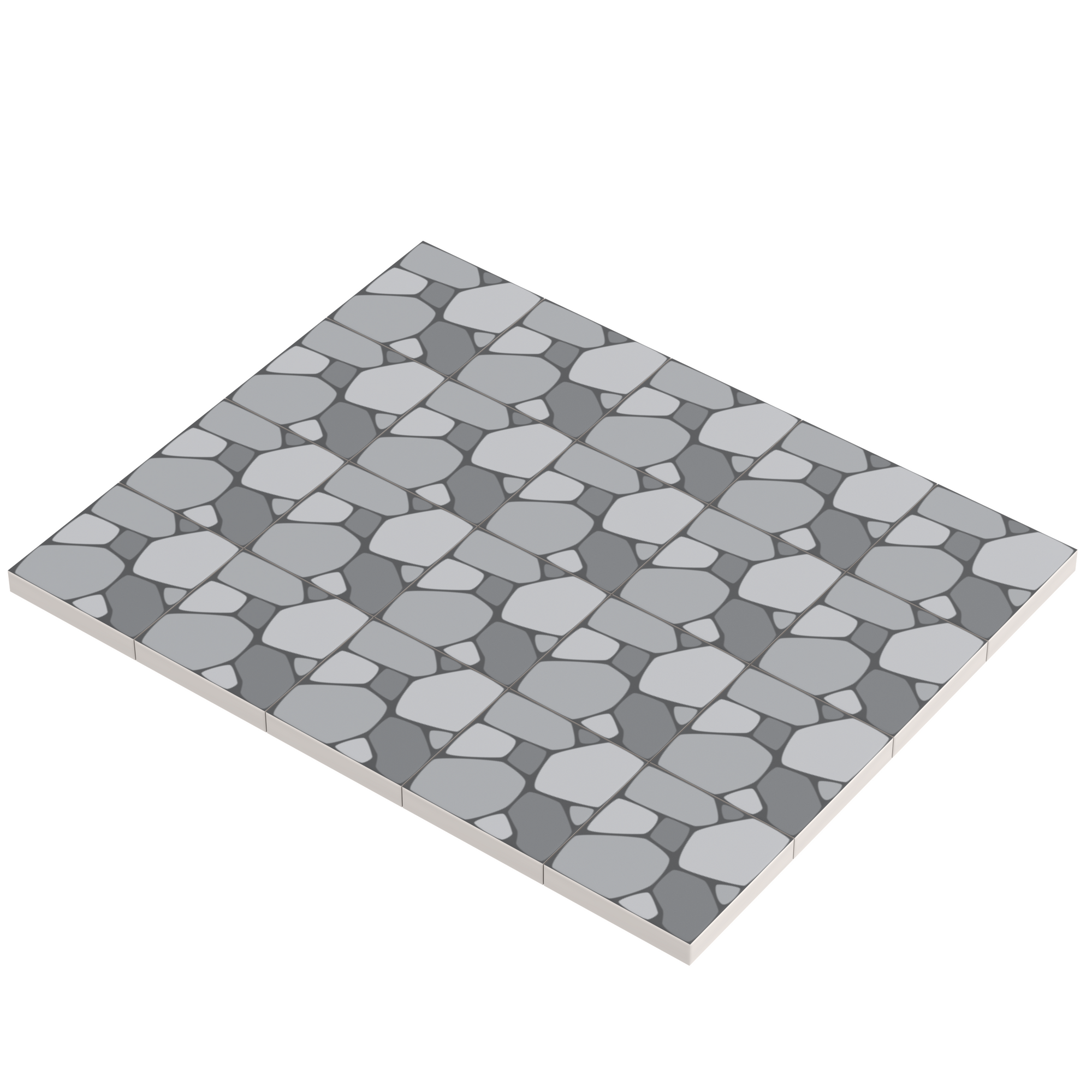Cobblestone Tile Part Pack (20 Tiles) made with LEGO parts - B3 Customs by B3 Customs