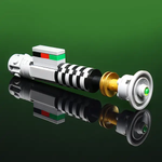 Luke's Green Mini Saber made using LEGO parts - B3 Customs by B3 Customs