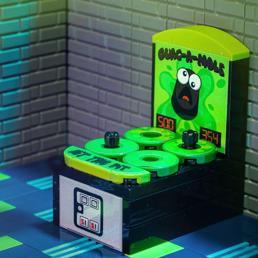 Guac-A-Mole - Custom Arcade Whac-A-Mole Set made using LEGO parts - B3 Customs by B3 Customs