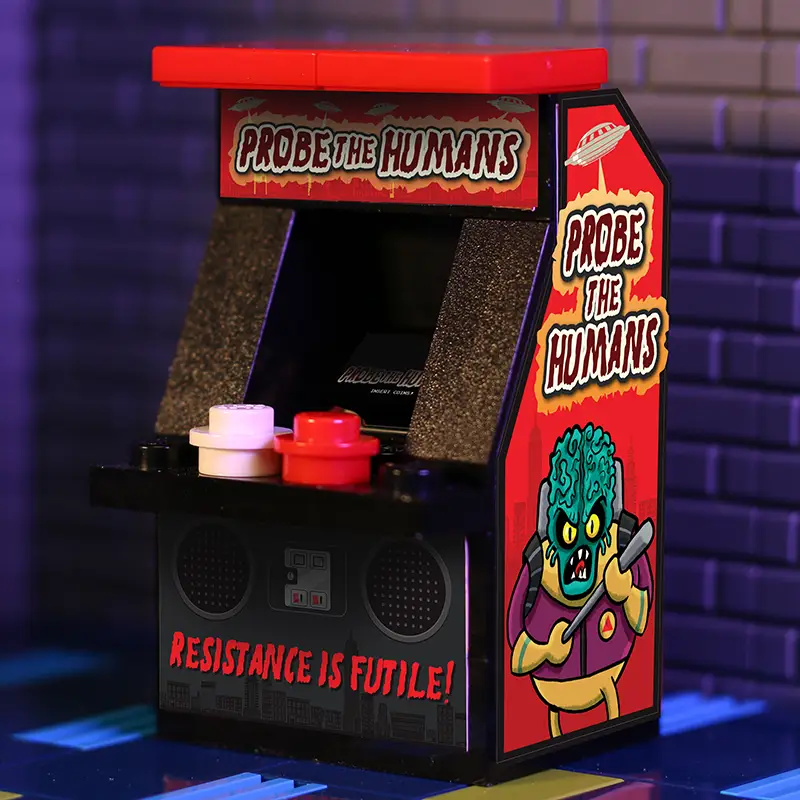 Probe the Humans Classic Arcade Machine by B3 Customs