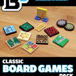 Classic Board Games Pack made using LEGO parts - B3 Customs by B3 Customs
