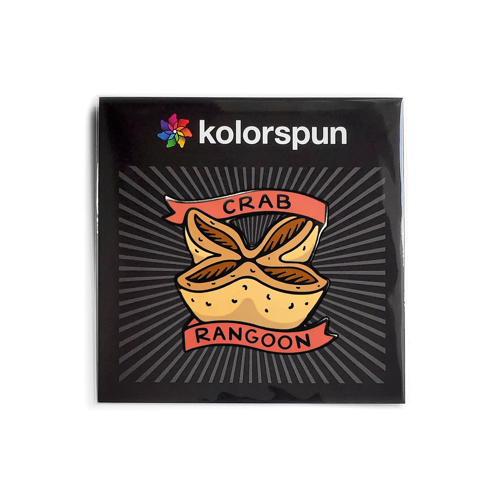 Crab Rangoon Golf Ball Marker by Kolorspun