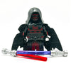 Custom LEGO Darth Revan minifig by B3 Customs, featuring detailed design and iconic Star Wars character accessories.