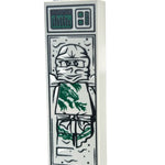 Green Ninja in Carbonite (1x2x5 Brick) by B3 Customs