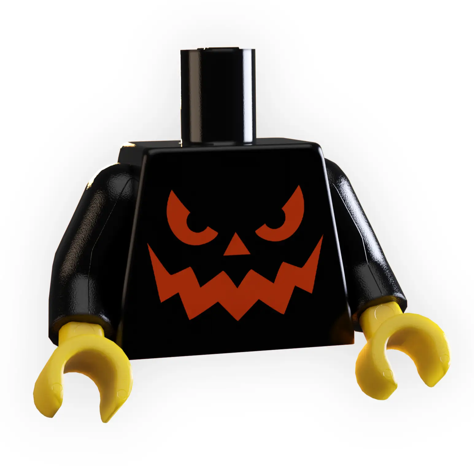 Halloween Evil Pumpkin Minifig Torso by B3 Customs