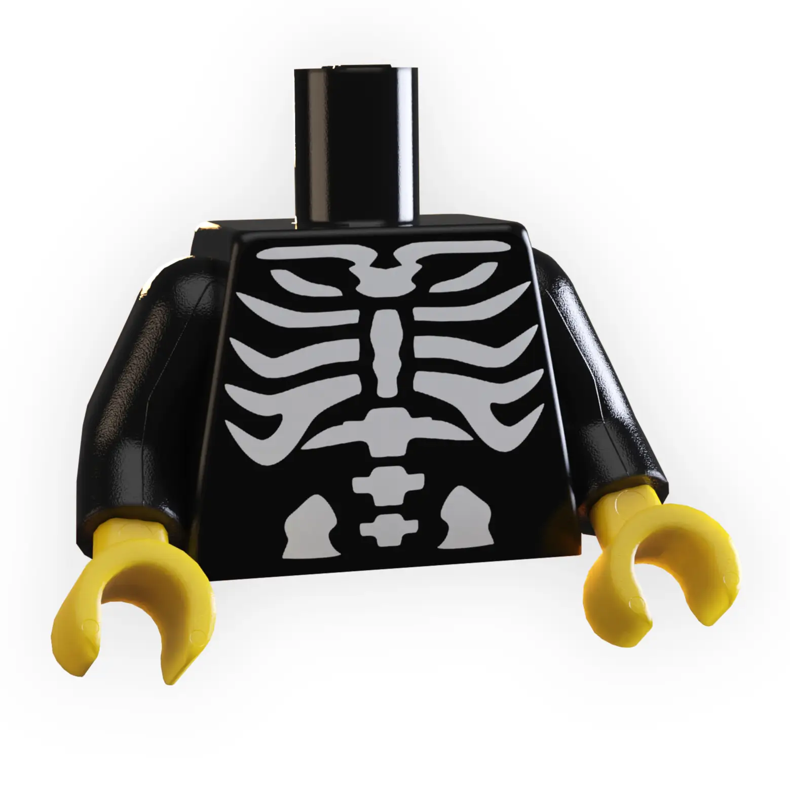 Halloween Skeleton Bones Minifig Torso by B3 Customs