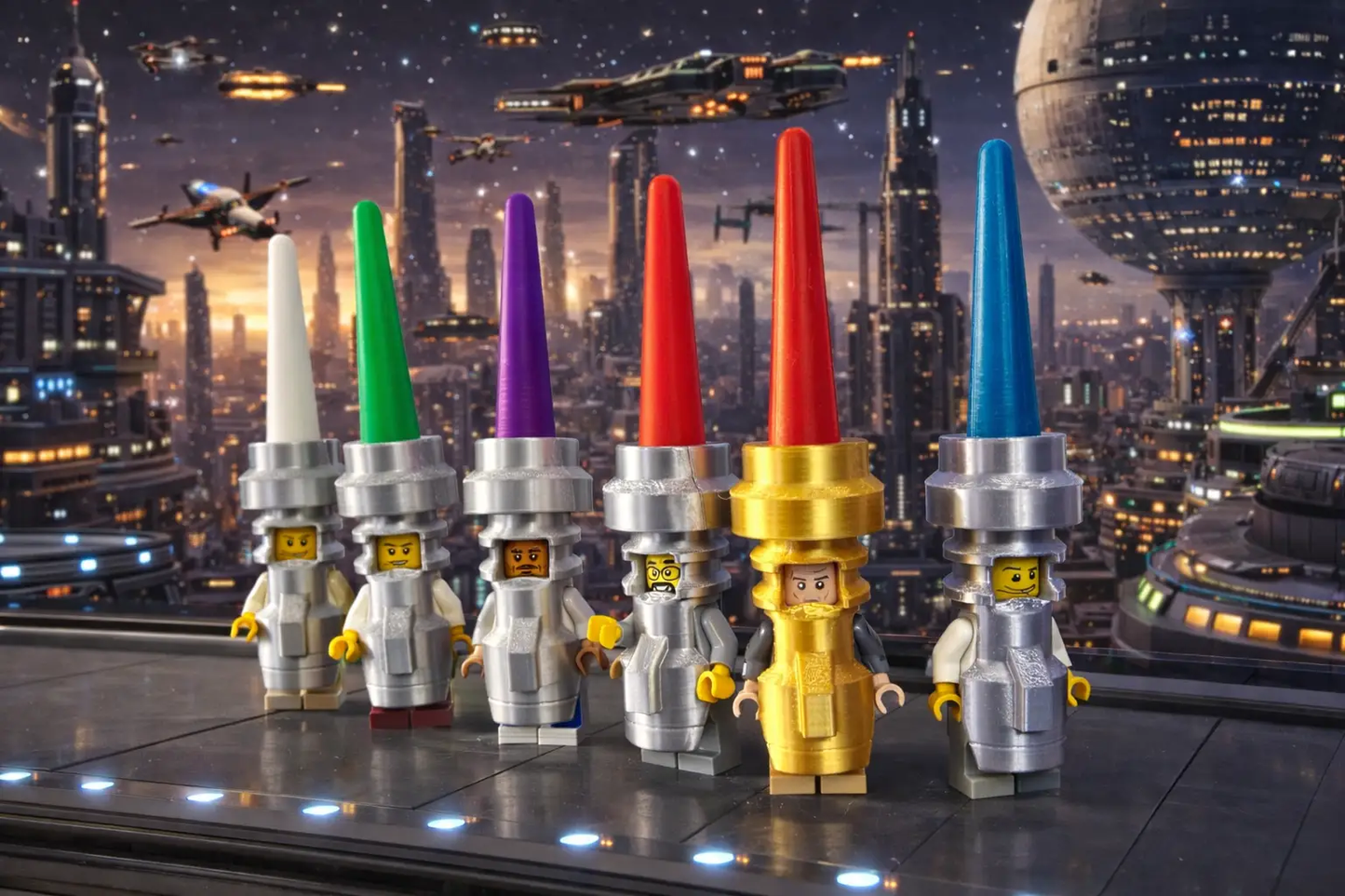 Purple Blade Minifig Costume [3D Printed] by B3 Customs