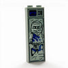Blue Ninja LEGO minifigure of Jay in Carbonite from Ninjago, crafted by B3 Customs, shown in detailed close-up.