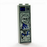 Blue Ninja LEGO minifigure of Jay in Carbonite from Ninjago, crafted by B3 Customs, shown in detailed close-up.