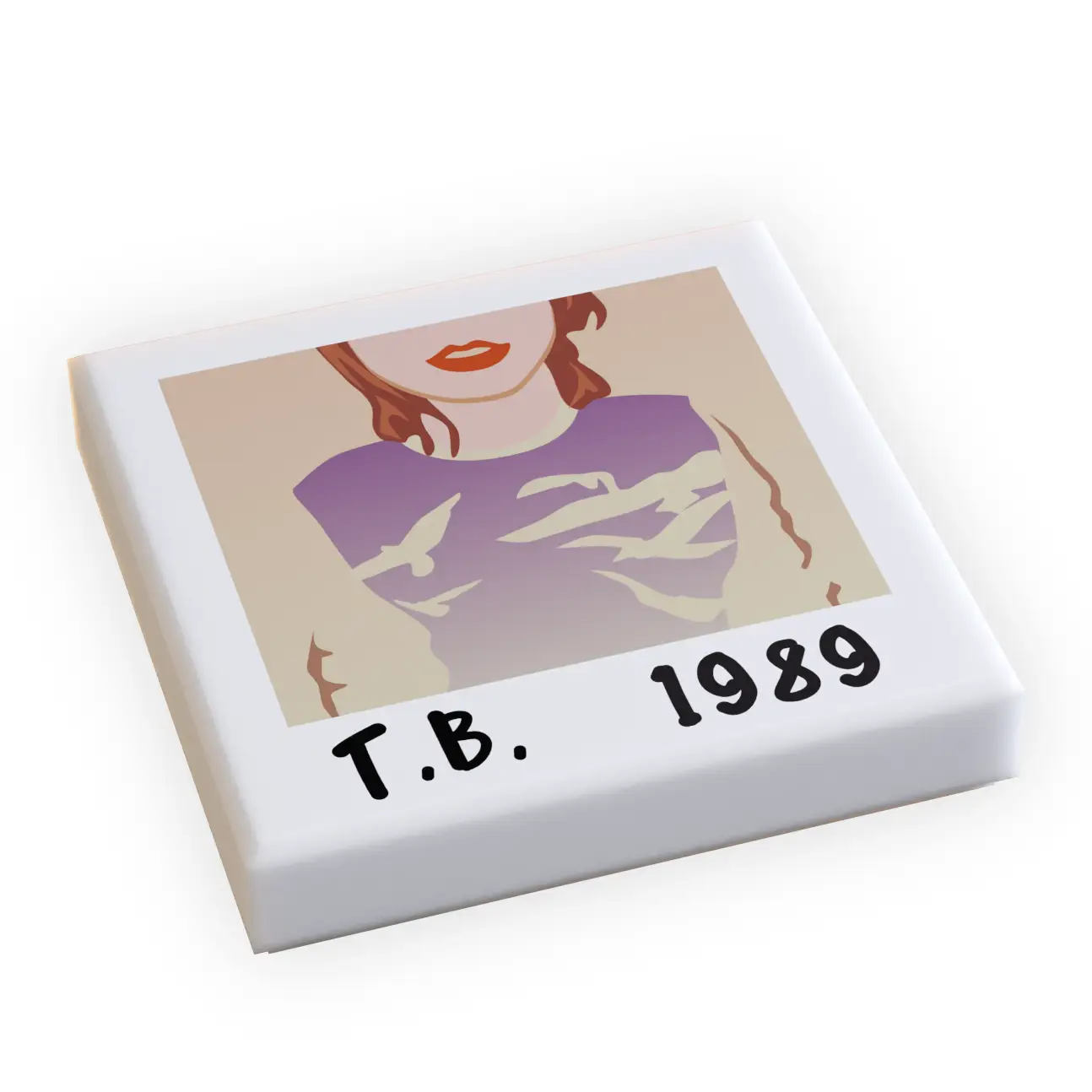 Taylor Bricks 1989 Music Album Cover (2x2 Tile) by B3 Customs