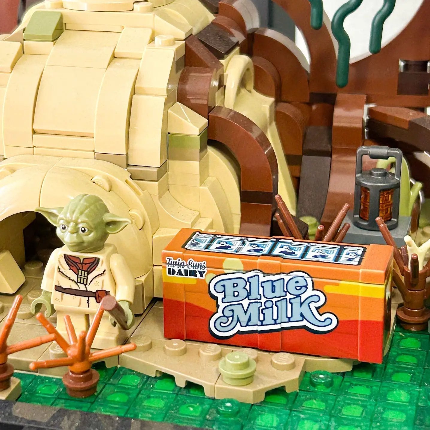 Blue Milk, Twin Suns Dairy BrickArms Crate - B3 Customs by B3 Customs