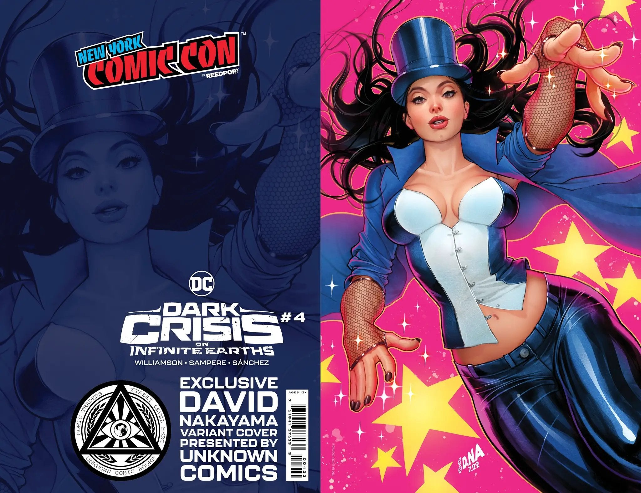 [Foil] Dark Crisis On Infinite Earths #4 Unknown Comics David Nakayama Exclusive Nycc 2022 Virgin Var by Unknown Comic Books