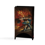 D&D Masterworks Series Dice Tower featuring Larry Elmore artwork, crafted for tabletop role-playing game dice rolls.