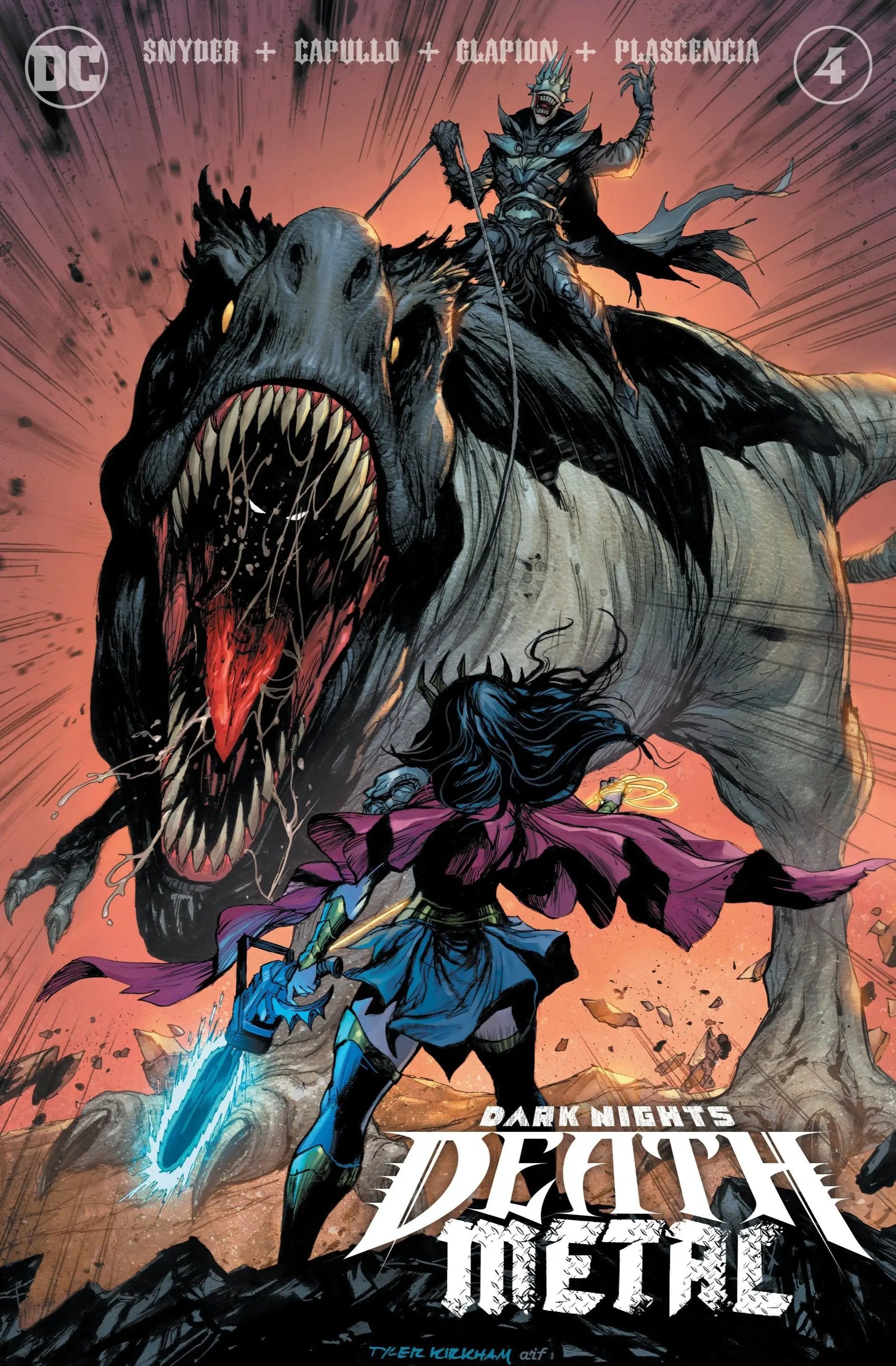 DARK NIGHTS DEATH METAL #4 (OF 7) UNKNOWN COMICS TYLER KIRKHAM EXCLUSIVE VAR (10/14/2020) by Unknown Comic Books