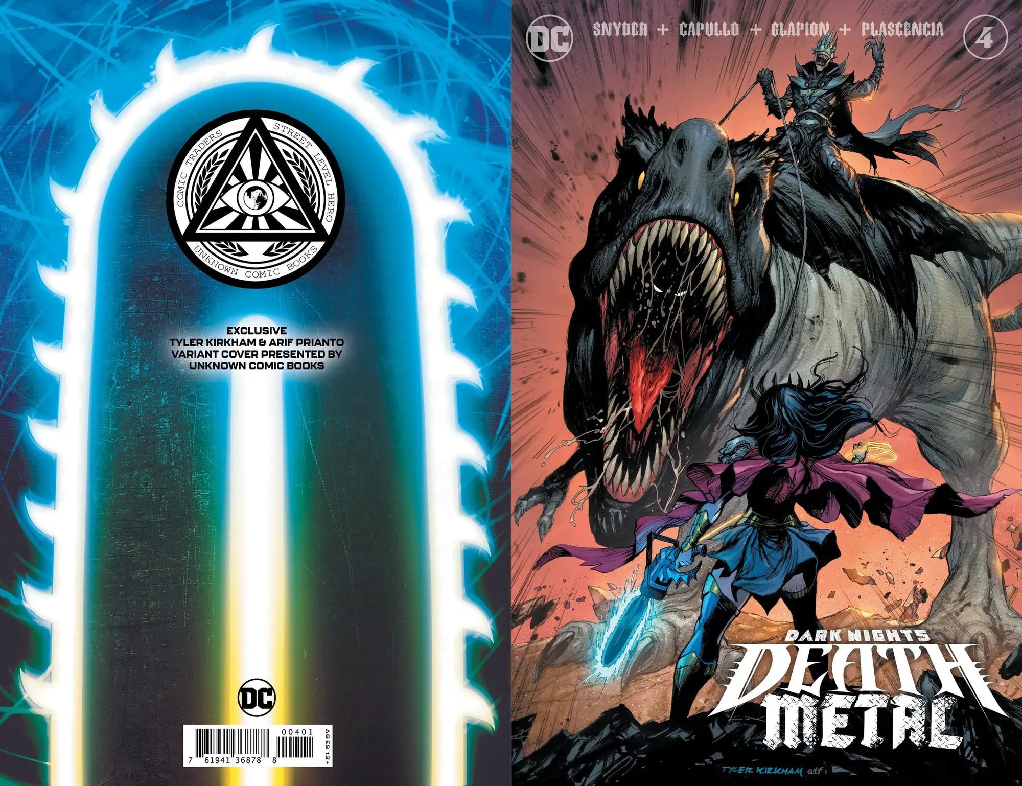 DARK NIGHTS DEATH METAL #4 (OF 7) UNKNOWN COMICS TYLER KIRKHAM EXCLUSIVE VAR (10/14/2020) by Unknown Comic Books