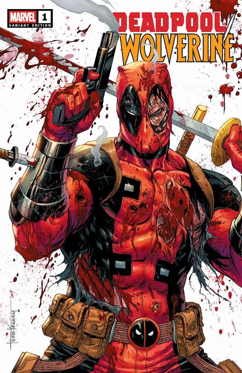 Deadpool / Wolverine #1 Tyler Kirkham MEGACON 2025 Exclusive Premium BATTLE DAMAGED Var (01/01/2025) by Unknown Comic Books
