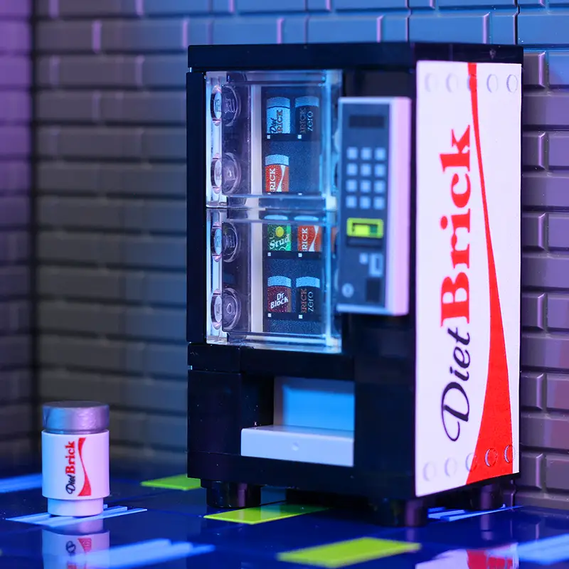 Diet Brick Soda Vending Machine by B3 Customs