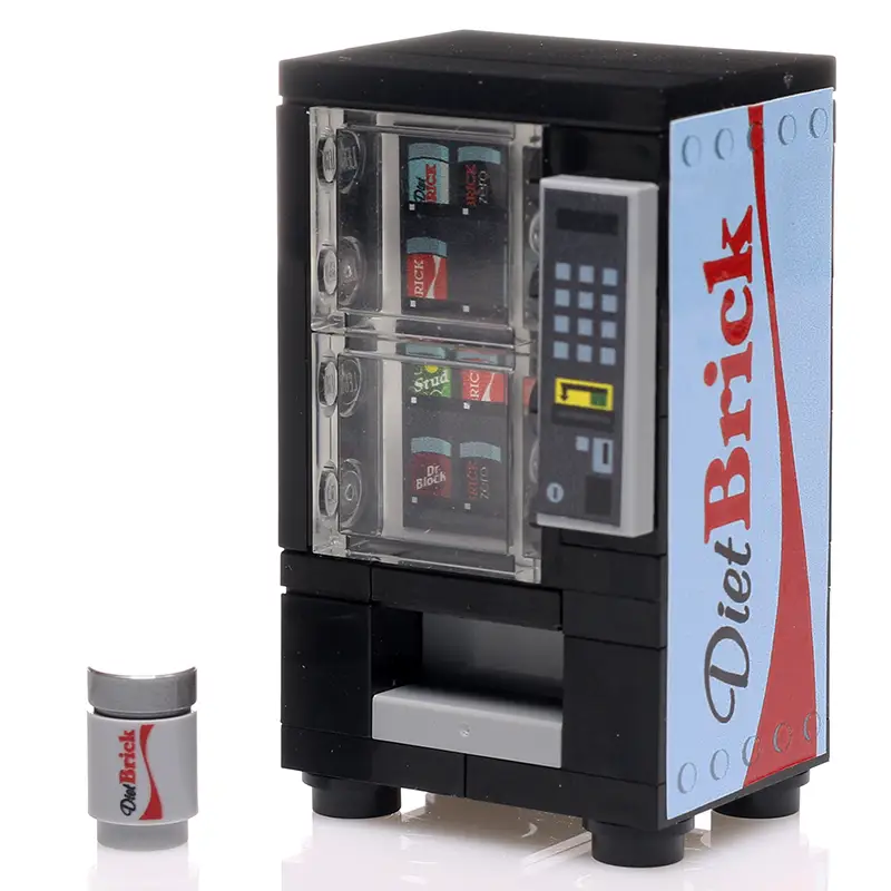 Diet Brick Soda Vending Machine by B3 Customs