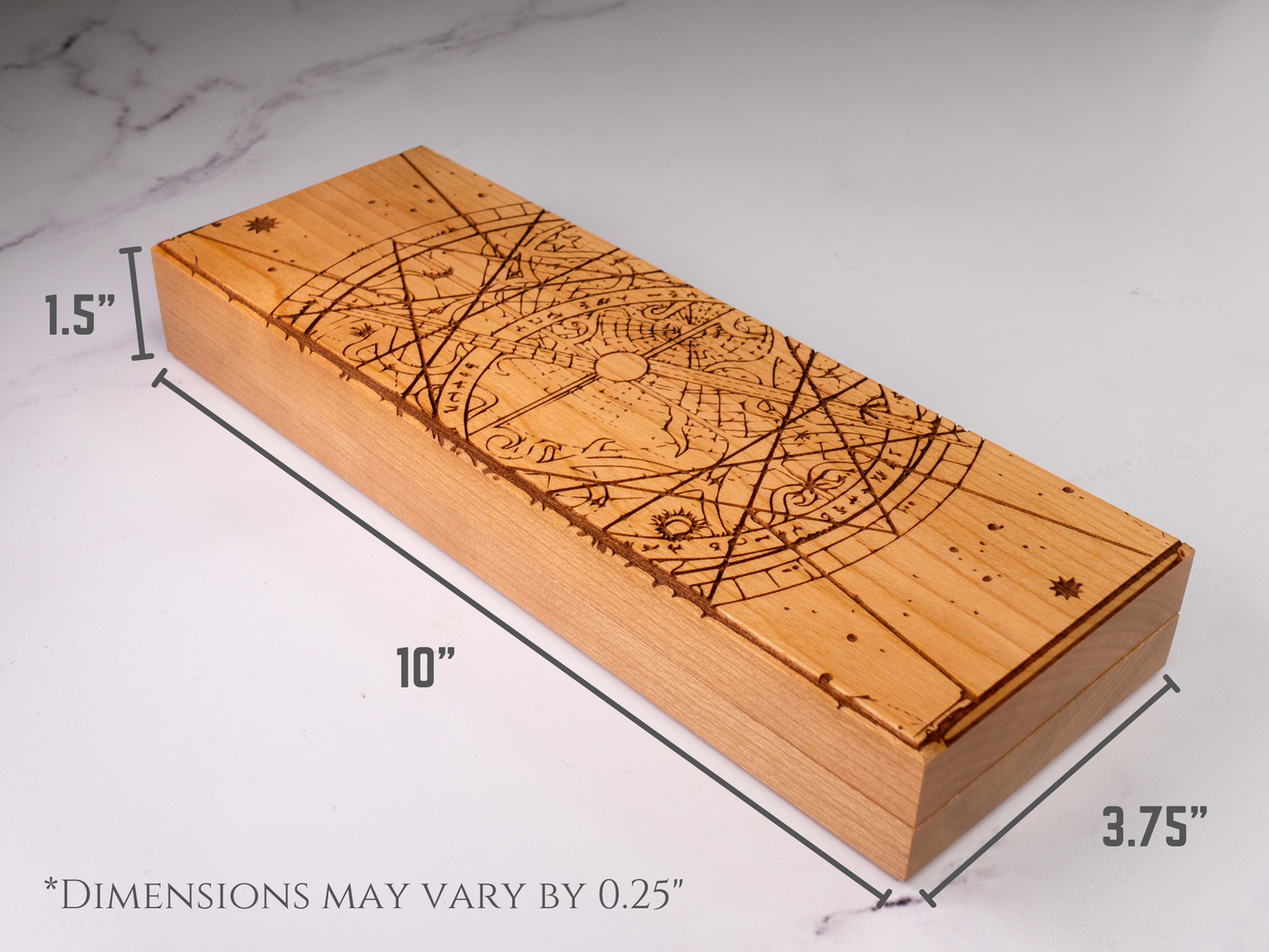 Astrolabe | Engraved Dual Hex Dice Vault