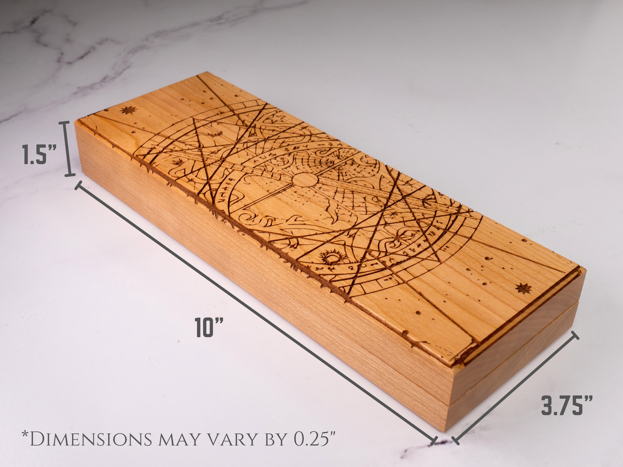 Astrolabe | Engraved Dual Hex Dice Vault